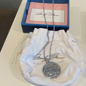 Marilyn Monroe Silver Pendant Necklace